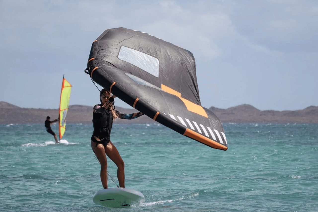 Wing foiling experience